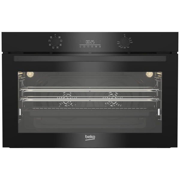 Beko 90cm Twin Fan Multifunction Built in Oven Dark Stainless Steel BBOB91271MDX