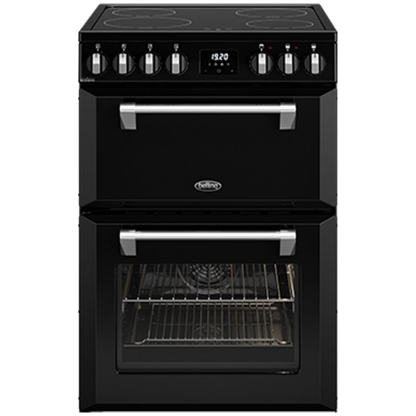 Belling 60cm Mini Richmond Black Induction Freestanding Oven BMR60DOINDB