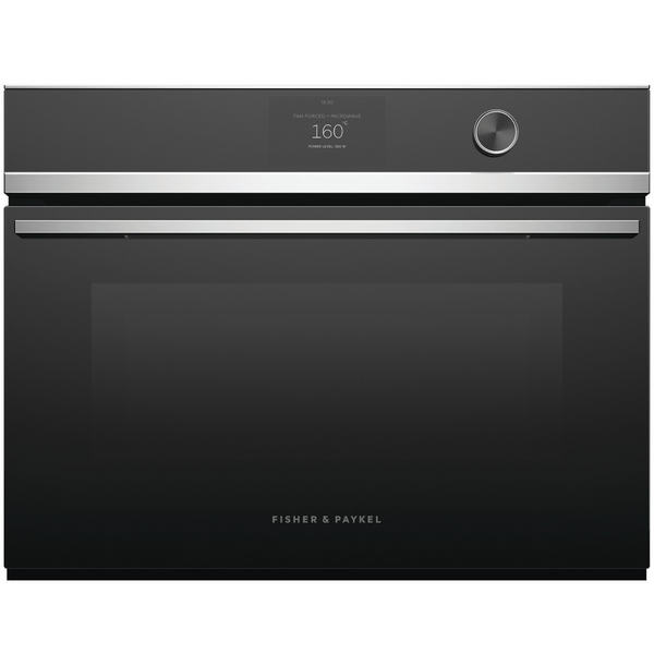 Fisher & Paykel 60cm Series 9 Contemporary Compact Combi-Microwave Oven OM60NDTDX1