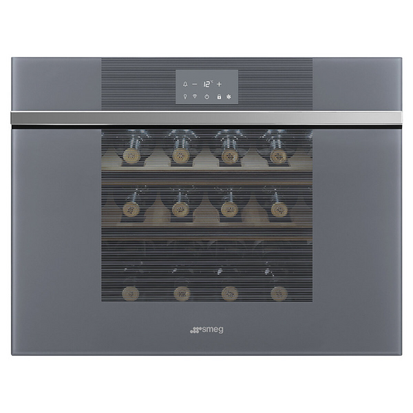 Smeg 18 Bottles Linea Aesthetic Wine Storage Cabinet CVIA118LS2