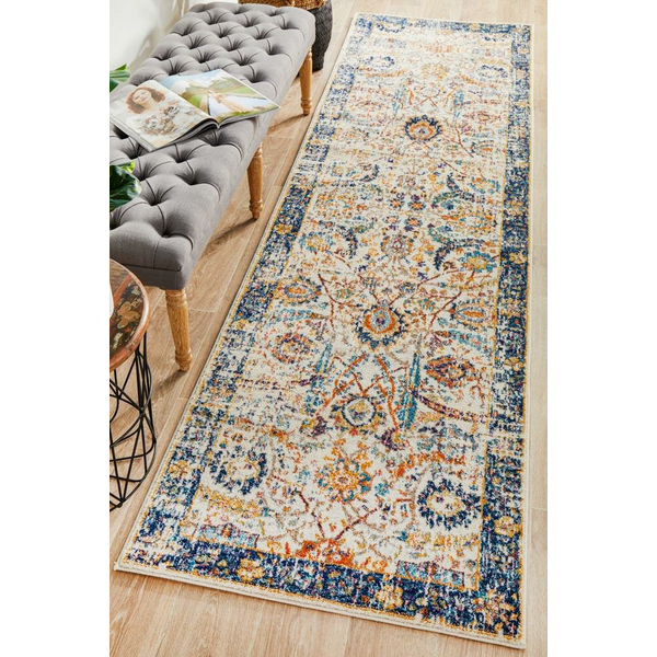 Rug Culture Evoke Large Ivory Rug 400X80CM - EVO-255-IVO-400X80 | Andoo
