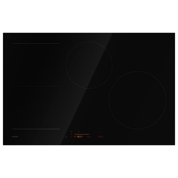 ASKO 80cm Series 5 4 Zone Induction Cooktop Black HI5842FBG1