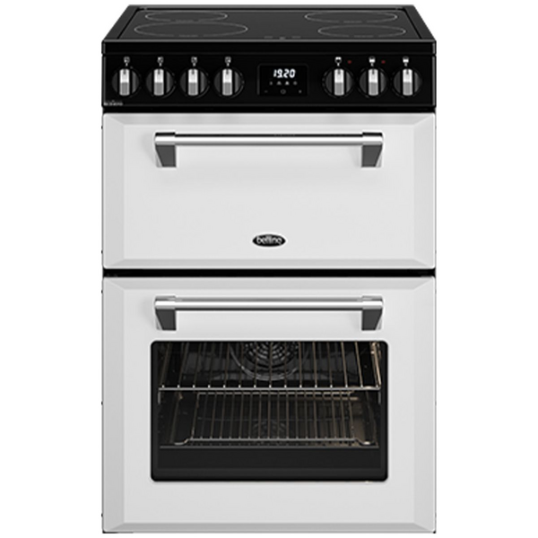 Belling 60cm Mini Richmond White Induction Freestanding Oven BMR60DOINDW