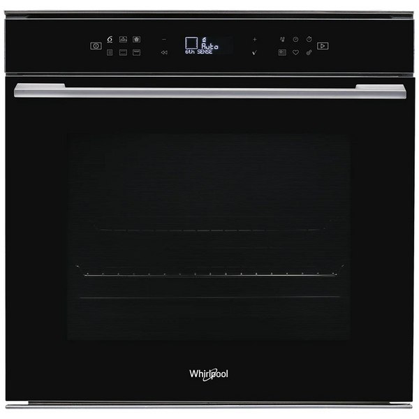 Whirlpool 60cm Pyrolytic MultiFunction Oven Black W7OM44S1PBLAUS