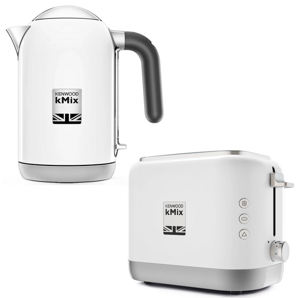 Kenwood kMix Kettle and Toaster Pack ZJX740WHTCX750WH