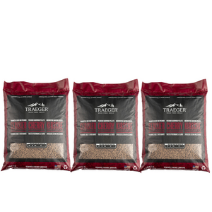 Traeger 3 x 9KG Cherry BBQ Wood Pellets PEL339-PACK