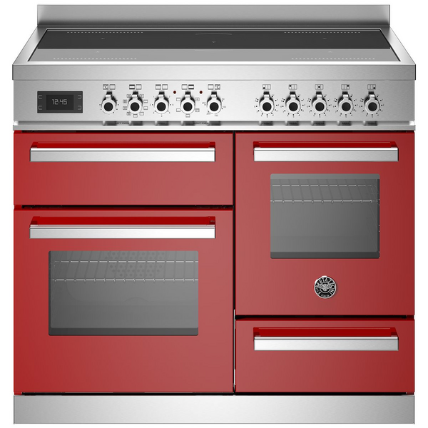 Bertazzoni 100cm Rosso Induction Freestanding Oven PRO105I3EROT