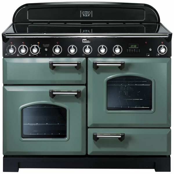 Falcon 110cm Classic Deluxe Freestanding Induction Oven/Stove Mineral Green - Special Order CDL110EIMGCH