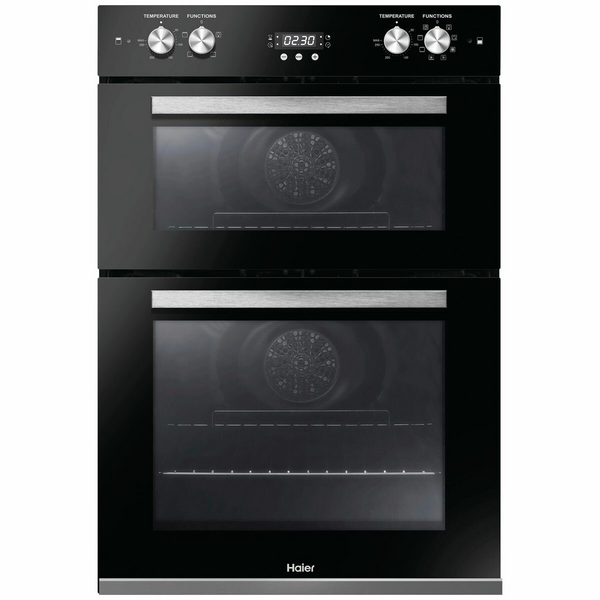 Haier 60cm Double MultiFunction Oven Black HWO60B7EX2