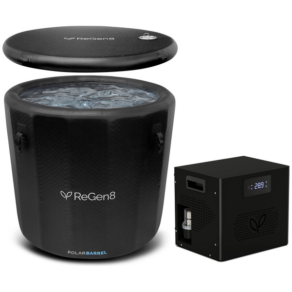 ReGen8 PolarBarrel Cold Plunge Ice Bath with T1 Chiller Unit RGCP-POLARBART1