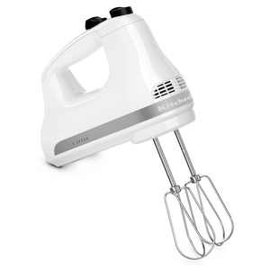 KitchenAid Classic Five Speed Hand Mixer White 5KHM5110AWH