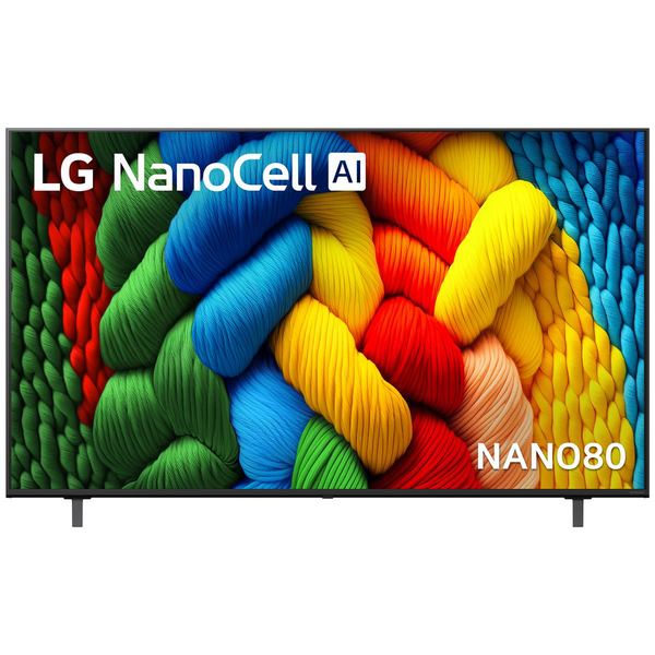 LG 65 Inch NANO80A 4K UHD Smart LED TV [2025] 65NANO80ASA