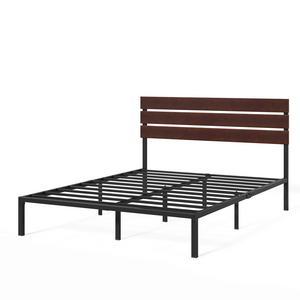Zinus Figari Queen Metal and Bamboo Bed Frame Brown AU-FBOBH1-39Q