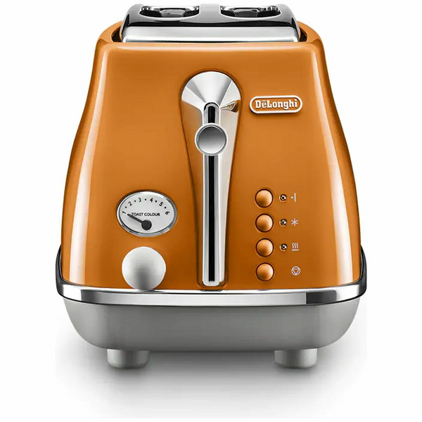Delonghi Icona Capitals Two Slice Toaster Rome Orange CTOC2003O