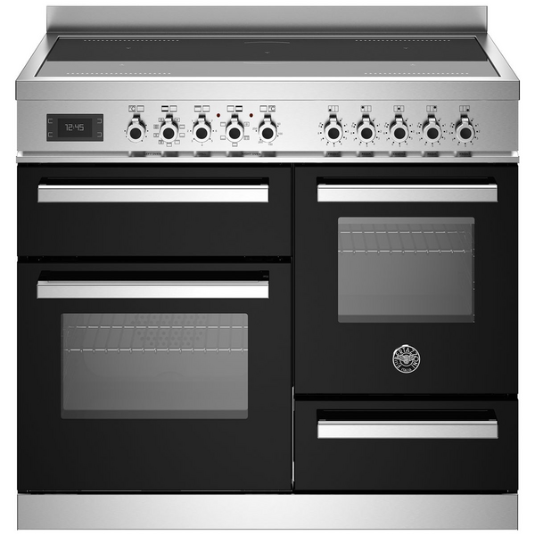 Bertazzoni 100cm Nero Induction Freestanding Oven PRO105I3ENET