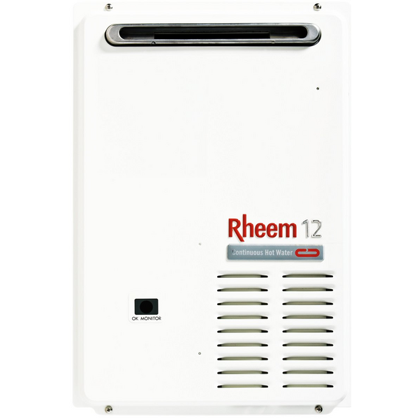 Rheem 12L Natural Gas Continuous Flow Hot Water System 876612NF | Andoo