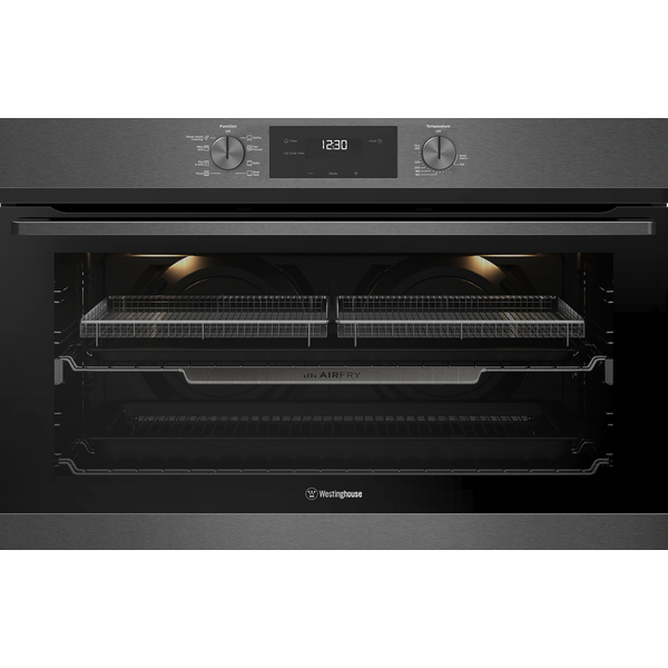 Westinghouse 90cm Multi-Function Oven with AirFry Dark Stainless Steel WVE9516DD