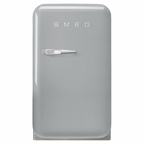 Smeg FAB 50's Style 34L Bar Fridge Silver FAB5RSV5AU