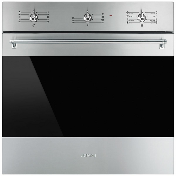 Smeg 60cm Classic Thermoseal Built-In Oven Stainless Steel SFA63M3TVX