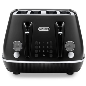 Delonghi Distinta Moments Four Slice Toaster Sunset Black CTIN4003BK