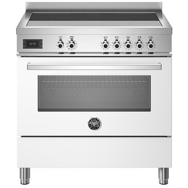 Bertazzoni 90cm Professional White Induction Freestanding Oven PRO95I1EBIT