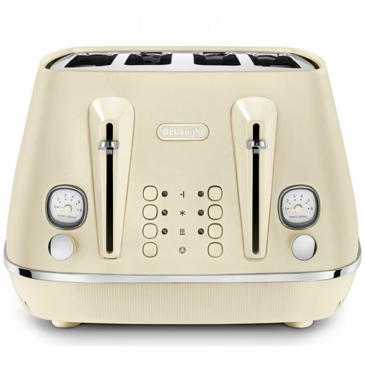 Delonghi Distinta Perla Four Slice Toaster Lemon CTIN4003Y Andoo