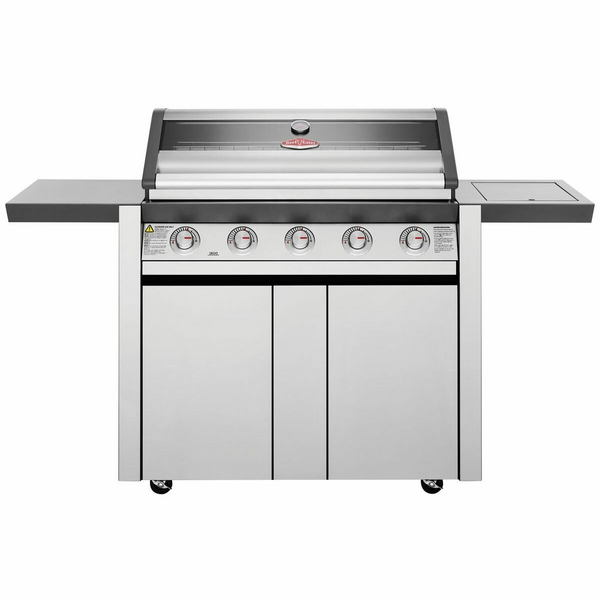 BeefEater 1600 Series SS Five Burner BBQ with Side Burner & Trolley BMG1651SA