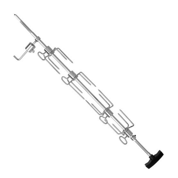Napoleon Lex 605 and Lex 730 Stainless Steel Rotisserie Kit 69334