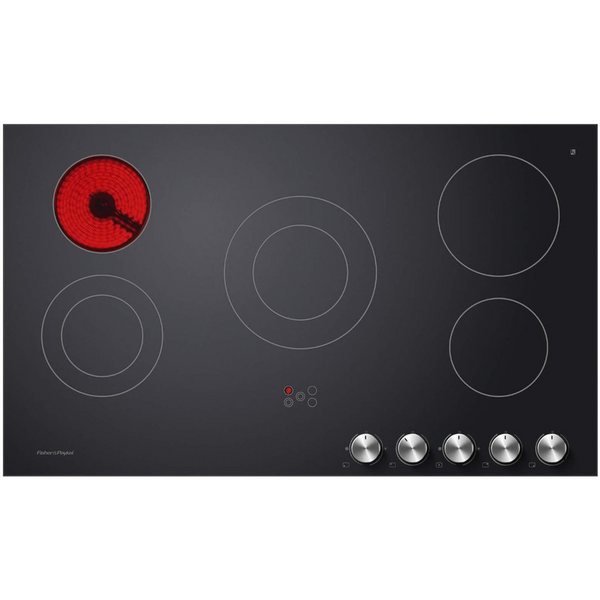 Fisher & Paykel Series 5 90cm Electric Cooktop Black Glass CE905CBX2