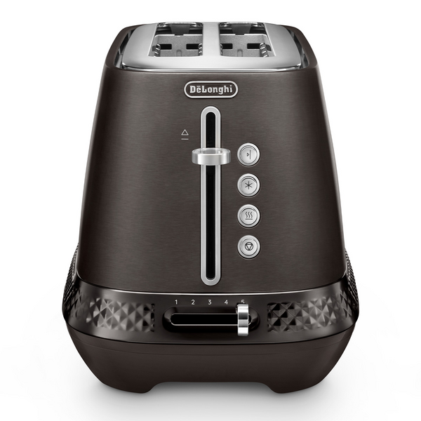 Delonghi Diadema Long Slot Toaster Onyx Black CTV3003BK