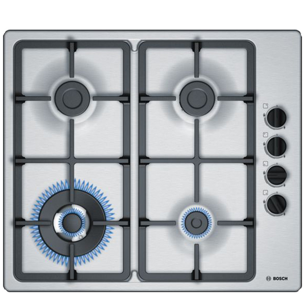Bosch Series 2 60cm Natural Gas Stainless Steel Cooktop PBH6B5B90A