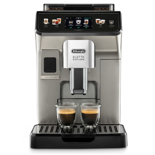 Delonghi Eletta Explore Connect Fully Automatic Coffee Machine Titanium ECAM45086T
