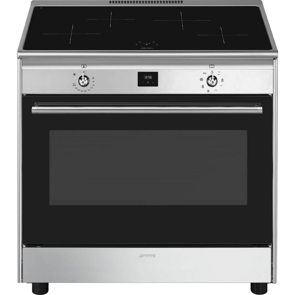 Smeg 90cm Induction Freestanding Oven Stainless Steel CG90CIXT