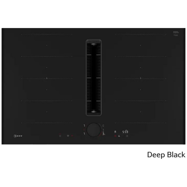 NEFF 80cm Induction Flex Design with Integrated Downdraft Deep Black V68YYX4C1-DB