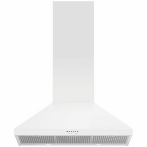 Fisher & Paykel Series 7 90cm Pyramid Chimney Wall Canopy Rangehood White HC90PCW1