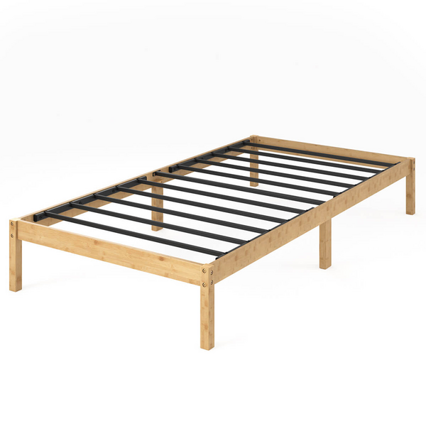 Zinus Moiz King Single Bamboo Wooden Bed Base AU-FBMMB2ZC-12B