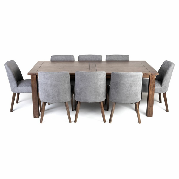 Ostro Furniture Ostro Zanzibar 9 Piece Dining Set DIZANZ09PCK001