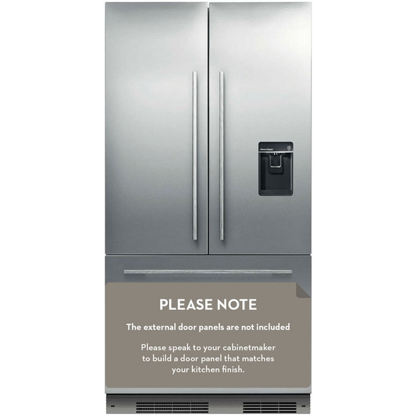 Fisher & Paykel Series 7 476L Integrated French Door Refrigerator with Ice and Water RS90AU1