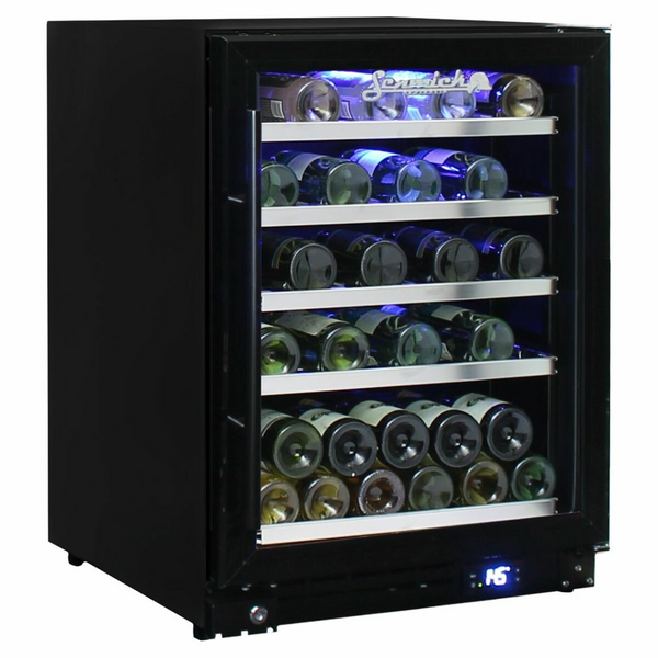 Schmick Under Bench Glass Door Wine Fridge JC132W-B