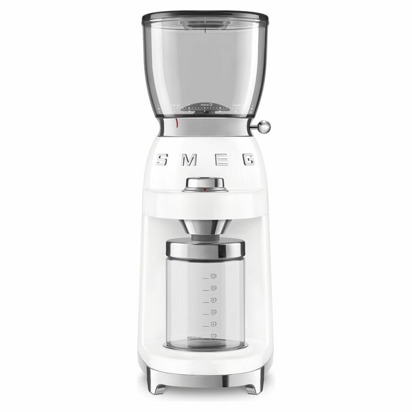 Smeg 50's Retro Style Coffee Grinder White CGF01WHAU