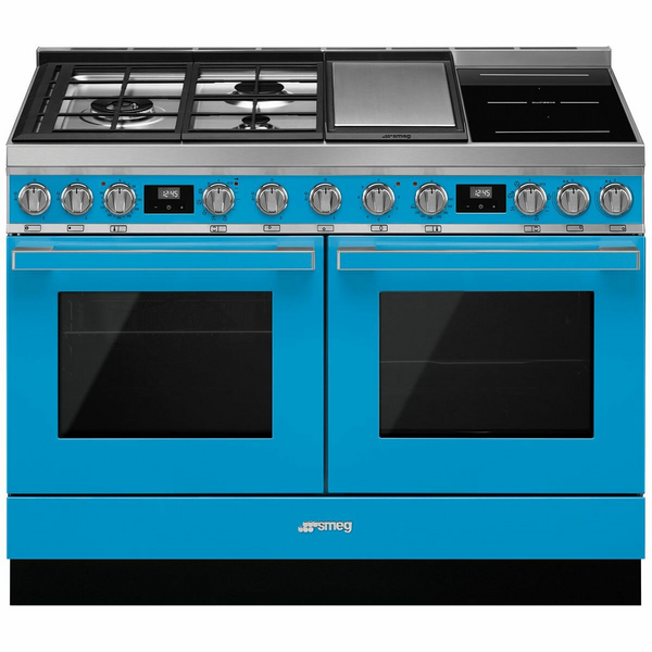 Smeg 120cm Portofino Pyrolytic Freestanding Dual Fuel Oven/Stove CPF120IGMPTA