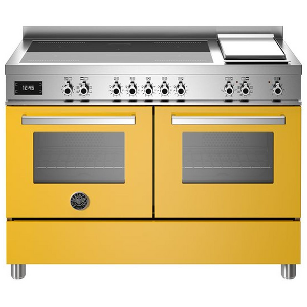 Bertazzoni 120cm Induction Cooktop & Griddle Plate Double Freestanding Oven PRO125I2EGIT