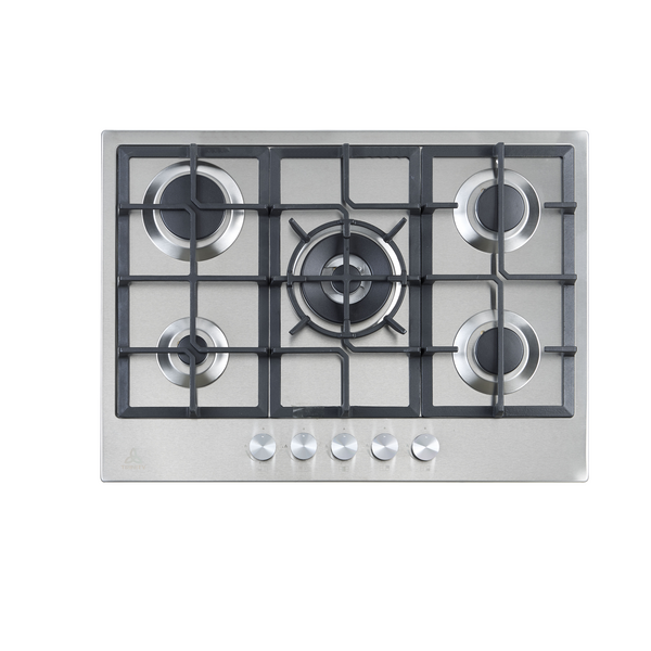 Trinity 70cm Gas Cooktop 5 Burners Stainless Steel TRG700SS