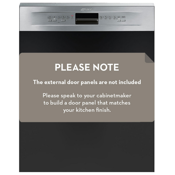 Smeg 60cm Semi Integrated Dishwasher DWAI6214X2