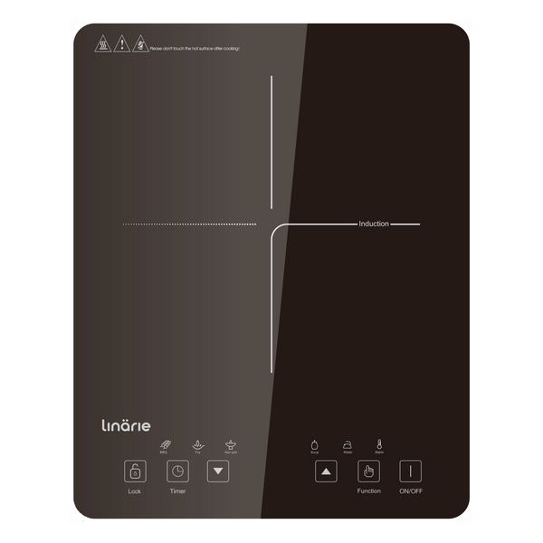 Linarie 30cm Portable Single Induction Cooktop with Smart Features LS30I1Z