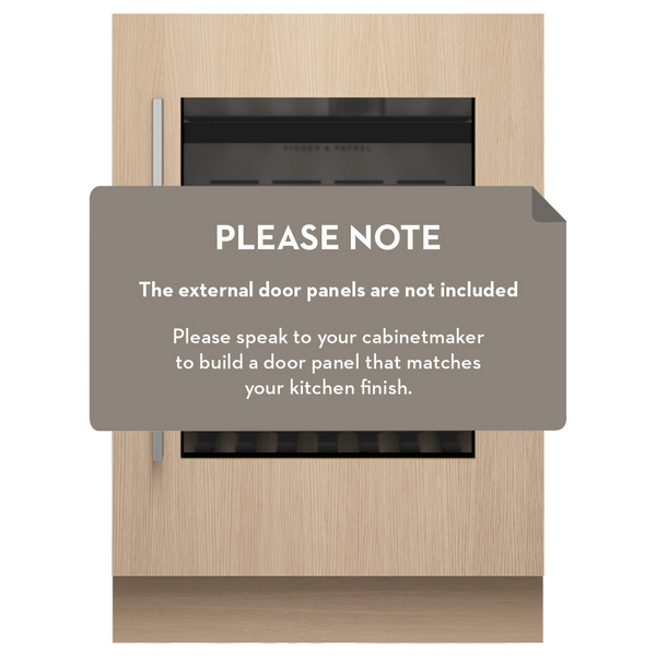 Fisher & Paykel Series 9 Integrated 35 Bottle Dual Zone Wine Cabinet Tinted Glass Door RS6009V2RT1
