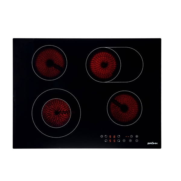 Brohn 70cm Ceramic Cooktop Black 2KC472