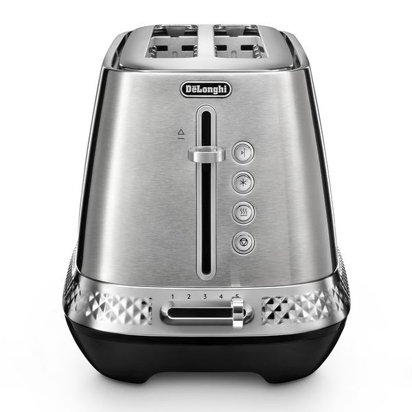 Delonghi Diadema Long Slot Toaster Platinum CTV3003M