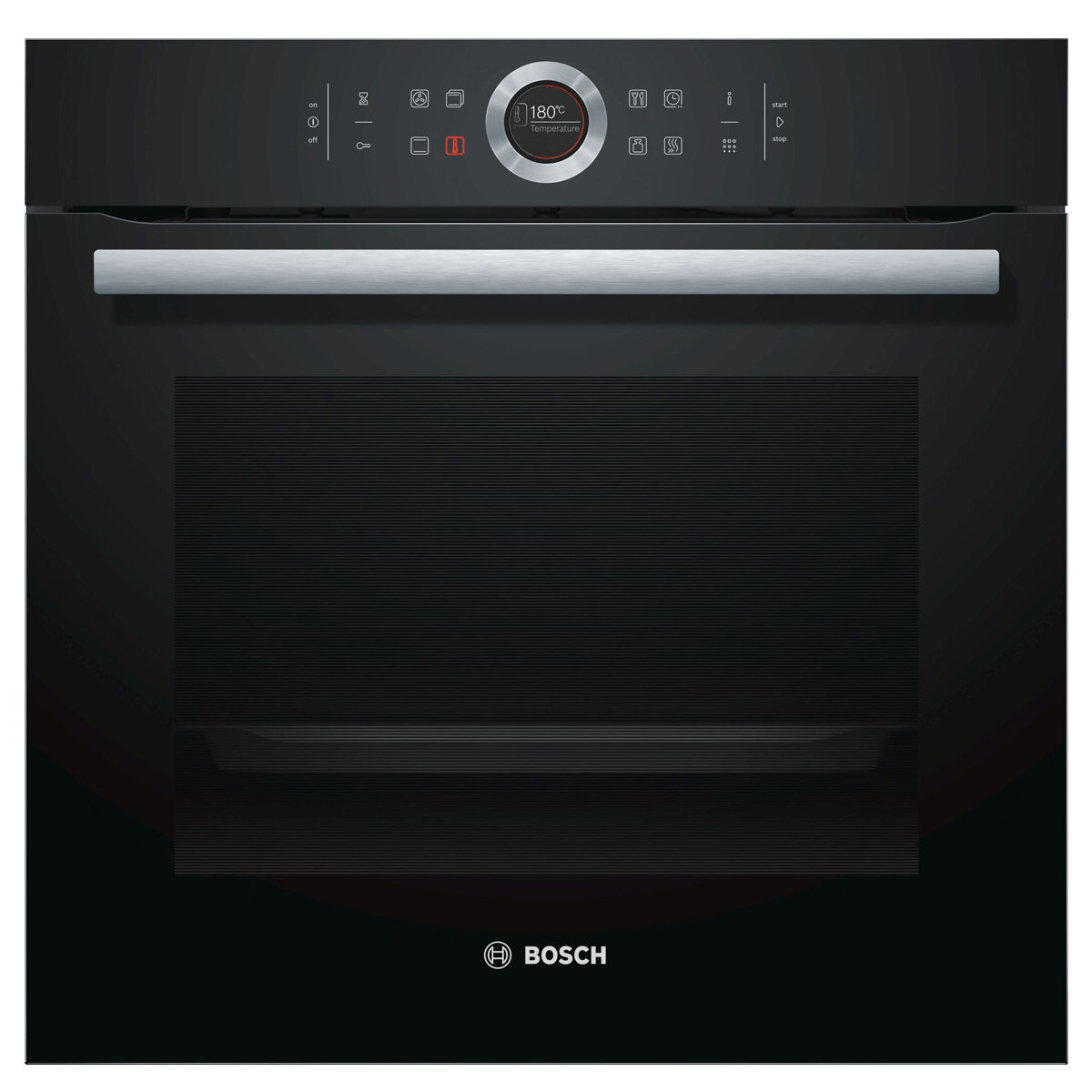 Bosch Serie 8 60cm Built in Pyrolytic Electric Oven HBG6753B1A Andoo