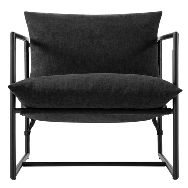 Zinus Aidan Sling Accent Chair Black AU-USHSL1-31B